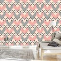Tapeta Geometryczne Wzory W Stylu Retro