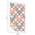 Tapeta Geometryczne Wzory W Stylu Retro