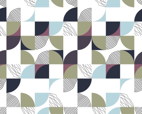 Tapeta Kolorowa Geometryczna Abstrakcja