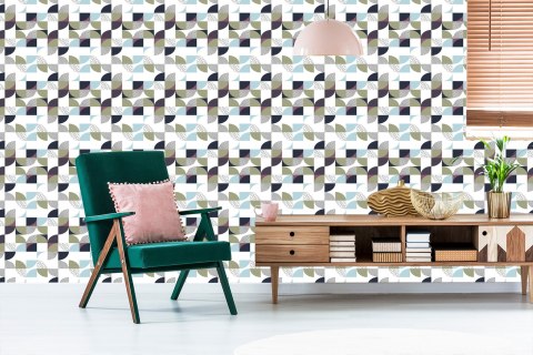 Tapeta Kolorowa Geometryczna Abstrakcja