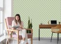 Tapeta Zielone Wzory Retro