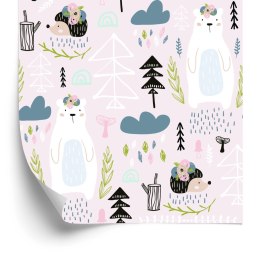 Tapeta Dla Dzieci - Leśne Zwierzątka