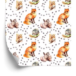 Tapeta Dla Dzieci - Zwierzęta Leśne