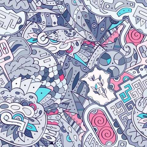 Tapeta Graffiti W Pastelowych Kolorach