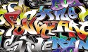 Tapeta Graffiti W Wielu Kolorach