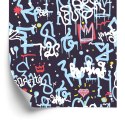 Tapeta Graffiti Z Diamentami