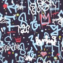 Tapeta Graffiti Z Diamentami