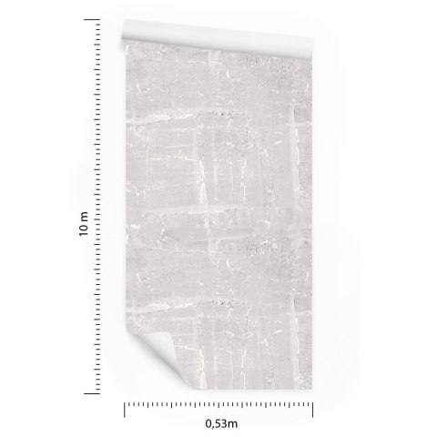 Tapeta Jasny Popękany Beton