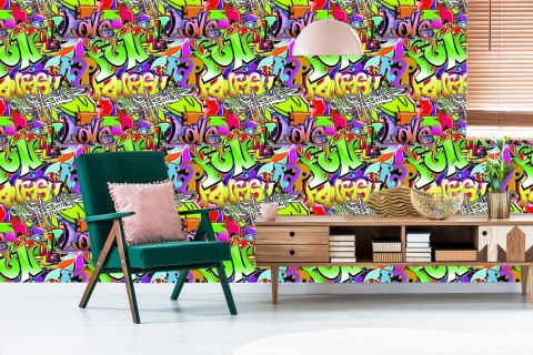 Tapeta Kolorowe Graffiti
