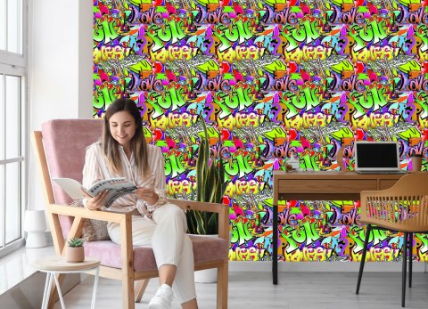 Tapeta Kolorowe Graffiti