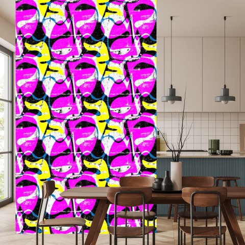 Tapeta Kolorowe Rysunki Graffiti