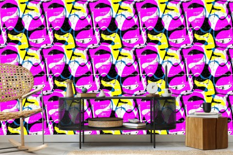 Tapeta Kolorowe Rysunki Graffiti