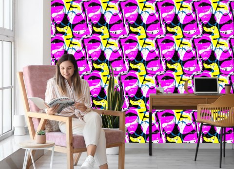 Tapeta Kolorowe Rysunki Graffiti