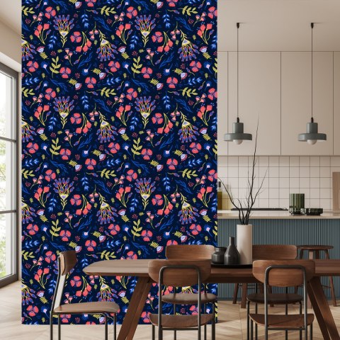 Tapeta Kwiaty Polne W Stylu Boho