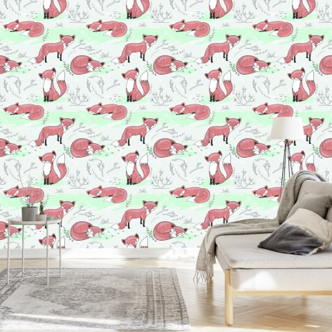 Tapeta Lisy Na Polanie