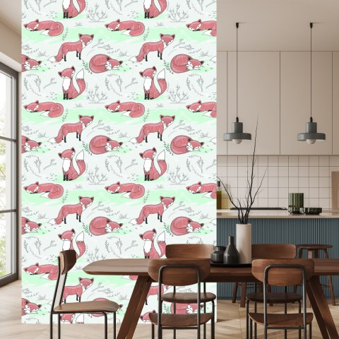 Tapeta Lisy Na Polanie