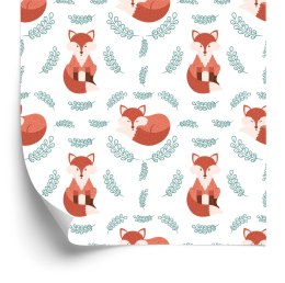 Tapeta Lisy Z Roślinami