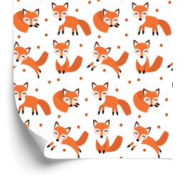 Tapeta Wesołe Śpiące Liski