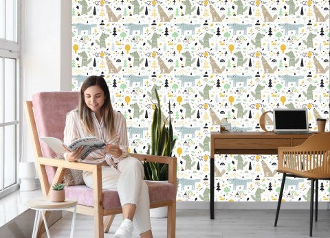 Tapeta Zwierzęta W Lesie