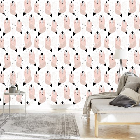 Tapeta Dla Dzieci - Lisie Księżniczki