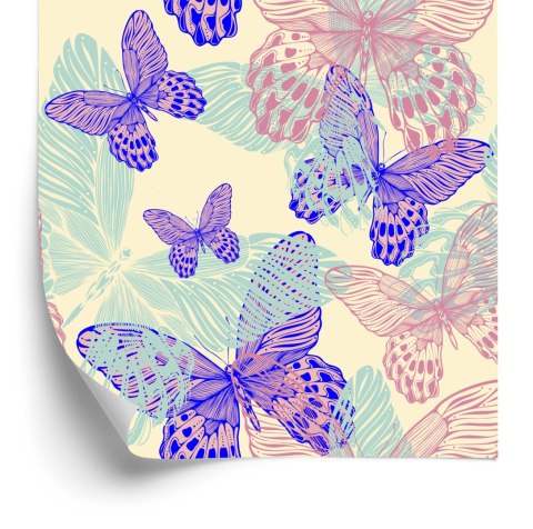 Tapeta Do Kuchni, Kolorowe Motyle, Natura