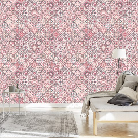 Tapeta Kolorowa Mozaika W Orientalnym Stylu