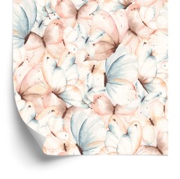 Tapeta Ścienna, Pastelowe Motyle, Pokój Dziecięcy