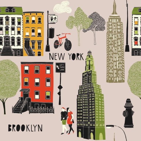 Tapeta Architektura Brooklynu