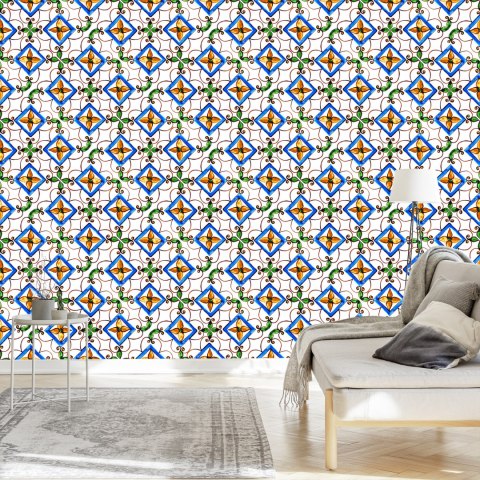 Tapeta Do Jadalni, Kuchni Orientalna Mozaika Wzory