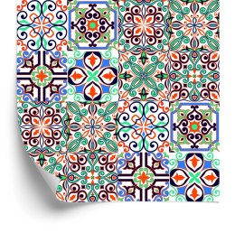 Tapeta Do Jadalni, Mozaika, Wzory, Imitacja Płytek