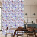 Tapeta Kafelki, Kolorowa Mozaika, Jadalnia