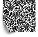 Tapeta Klasyczne Czarno-Białe Ornamenty
