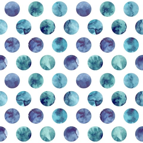 Tapeta Kolorowe Kropki Malowane Akwarelą