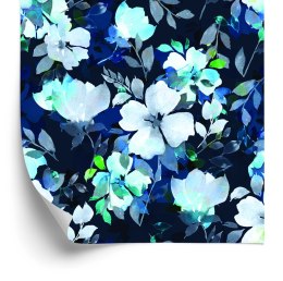 Tapeta Kwiatowy Wzór Akwarela