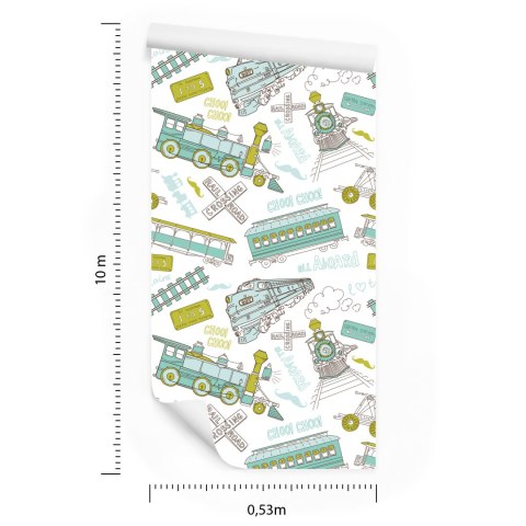 Tapeta Lokomotywy Retro