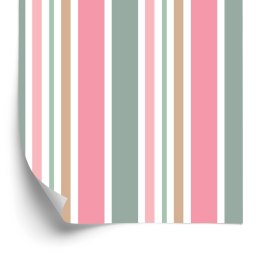 Tapeta Nowoczesna W Paski 3D Do Salonu, Sypialni