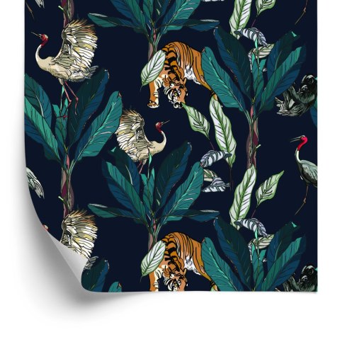 Tapeta Tygrysy, Żurawie I Leniwce