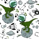 Tapeta Do Pokoju Dziecka, Dinozaury Kosmos Gwiazdy