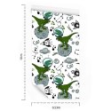 Tapeta Do Pokoju Dziecka, Dinozaury Kosmos Gwiazdy
