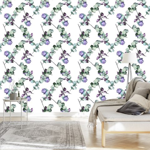 Tapeta Fioletowe Róże