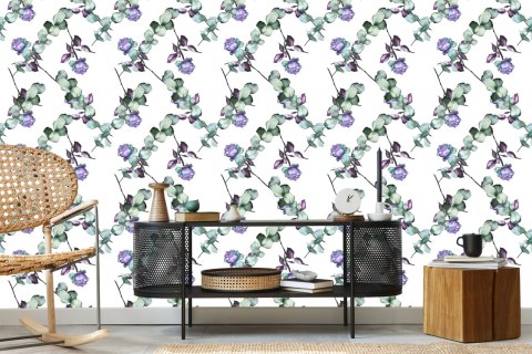 Tapeta Fioletowe Róże