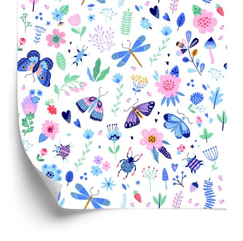 Tapeta Kolorowe Owady Motyle, Do Pokoju Dziecka