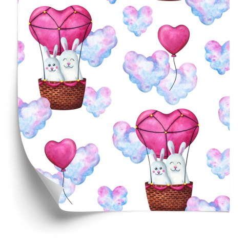 Tapeta Króliki W Chmurach