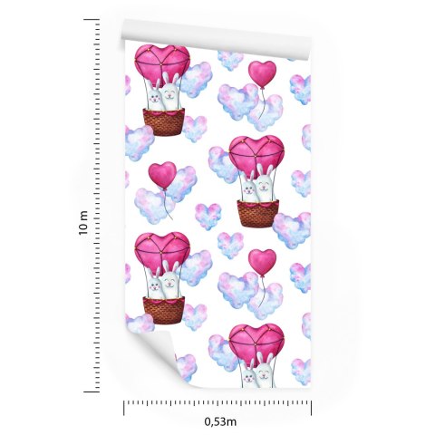 Tapeta Króliki W Chmurach