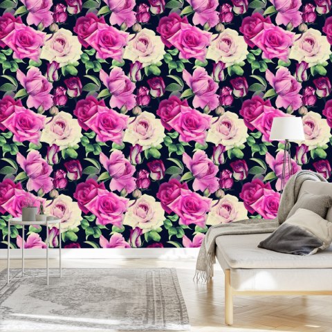 Tapeta Kwiaty Vintage