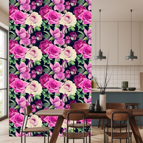 Tapeta Kwiaty Vintage