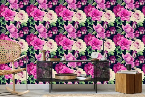 Tapeta Kwiaty Vintage