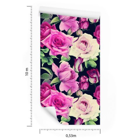 Tapeta Kwiaty Vintage