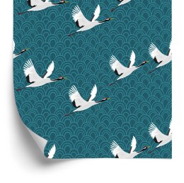 Tapeta Lecące Żurawie