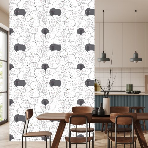 Tapeta Owcza Rodzina